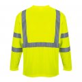 Portwest S191 Hi-vis Long Sleeve Pocket T-shirt Yellow 6x-large 