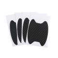 4pcs Universal Car Door Handle Protector Stickers For Most Vehicles Carbon Fiber Anti-scratch Film Easy To Install Protective 