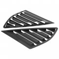 Kuafu Rear Side Window Louver Compatible With 2013-2018 Ford Fusion Mondeo Windshield Sun Shade Cover Air Vent Scoop Shades
