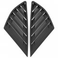 Kuafu Rear Side Window Louver Compatible With 2013-2018 Ford Fusion Mondeo Windshield Sun Shade Cover Air Vent Scoop Shades