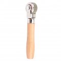 Car Wheel Wooden Handle Tire Patch Roller Repair Stitcher Ball Bearing Tool Middle Size 