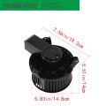 Munirater Hvac Blower Heater Motor Rear Replacement For Explorer 2011-2019 Flex 2009-2019