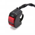 Uxcell 3 Wires Motorcycle Headlight Double Flash Switch 7 8 Inch Handlebar Universal Replacement
