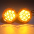 Httmt- Rear Led Running Brake Turn Signal Light Indicator Amber For Sportster 883 1200 Fxd Fxdwg