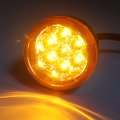 Httmt- Rear Led Running Brake Turn Signal Light Indicator Amber For Sportster 883 1200 Fxd Fxdwg