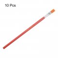Uxcell Paint Brushes Flat Edge 0 45 Width 14 Thick Nylon Bristle With Wood Handle For Painting Applying Adhesive 10pcs