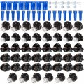Ocpty 48 Pack Blue Led Light Bulb Instrument Panel Gauge Cluster Dashboard Kits