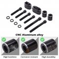 Kemimoto Driver Floorboard Extensions Extenders Kit 1 Compatible With 2009-2019 2020 2021 2022 Touring Models Road King Electra