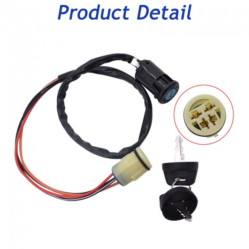 Ignition Switch Key Replacement For Honda Rancher 350 400 420 Foreman 450 500 Rincon 650 680 Part Number 35100-hn5-670