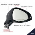 Spieg Passenger Side Mirror Replacement For Audi A4 Quattro 2017-2019 S4 2018-2019 Power Heated Signal Light Assist Paint To