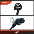 A-premium Abs Wheel Speed Sensor Compatible With Mitsubishi Models Eclipse 2006 2007 2008 2009 2010 2011 2012 Front Driver And