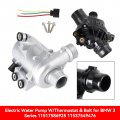 Topteng Electric Water Pump With Thermostat Bolt For Bmw 128i 328i 2007-2012 Xdrive 2009-2012 328xi 2007-2008 525i 525xi 530i