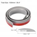 Uxcell Floor Transition Strip 3 3ft Self Adhesive Carpet Edging Trim 1 Meter Pvc For Height Less Than 5mm Gray