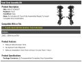 Front Strut And Coil Spring Assembly Set Of 2 Compatible With 2002-2004 Acura Rsx