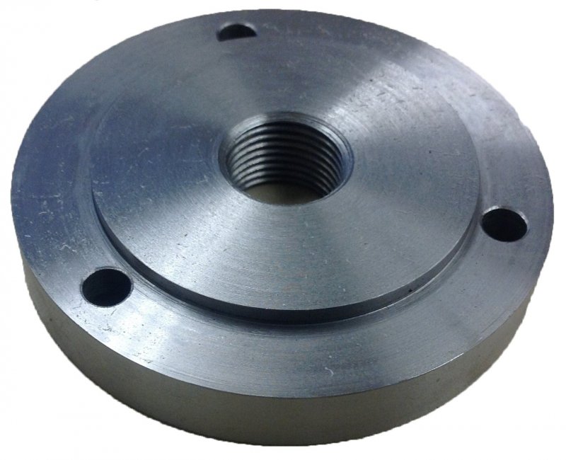 3 Jaw Chuck 4-16 Threaded Backplate Hole In Model 3900-3107 Steel Lathe Accessory