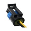 Ambient Air Temperature Sensor Connector For Dodge Shadow 1990 1991 1992 1993 1994 Black Male Straight End Part Number 