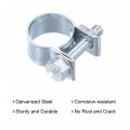 Uxcell 11-13mm Mini Fuel Injection Hose Clamp Zinc Plated Steel Line 20pcs