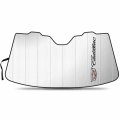 Ipick Image For Cadillac Crest Logo Universal Fit Enforced Stand-up Auto Windshield Sun Shade At Standard Size 54 X 27 5