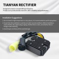 Tianyan 21066-0047 Voltage Regulator Rectifier Compatible With Kawasaki Kvf300 Prairie Klf300 Bayou 300 Kvf360 360 Kvf400 400