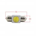 Uxcell 10pcs 31mm White Cob Led Festoon Dome Map Light Car Roof Lamp Interior