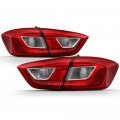 4-piece For 2016-2019 Chevy Cruze Sedan Oe-style Red Lens Tail Light Housing Lamp Assembly Replacement Driver Passenger Side 