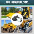 X Autohaux Fuel Extraction Pump 12v For Caterpillar Perkins Mp10325 232-5877 228-9130 228-9129 Cat Backhoe Wheel Loader