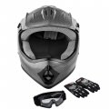 Tcmt Dot Youth Kids Motocross Offroad Street Helmet Motorcycle Dirt Bike Atv With Goggles Gloves