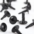 Micro 500 Pcs Phillips Truss Head Sheet Metal Self Tapping Screw 18-8 8 X 1 2 Black 