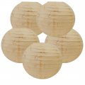Topaaa 8 Inch Cloud Dragon Paper Lantern Chinese Japanese Lamp Set Of 5 Beige 