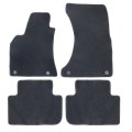 Velour Floor Mats For Porsche Macan 2015 2025 Custom Fit Front And Rear Black Carpet Liners Anti Slip All Season Full Set Soft