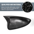 Pair Car Rear View Driver Passenger Side Mirror Cover Cap Overlay Gloss Black For Chevrolet Cruze J300 2009-2015 Guard Covers
