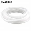 Uxcell 9 M 12 X 15 8 Mm Pp Flexible Corrugated Conduit Tube For Garden Office White