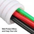 Uxcell 9 M 12 X 15 8 Mm Pp Flexible Corrugated Conduit Tube For Garden Office White