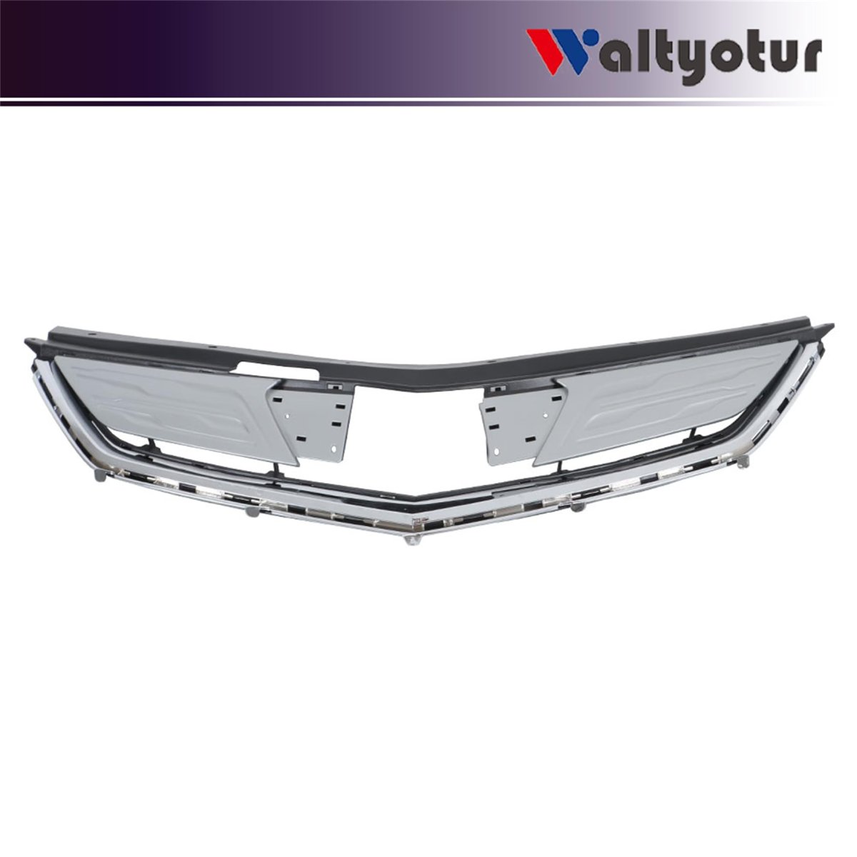 Chrome Front Bumper Upper Grille Replacement For Volt 2016 2017 2018 2019