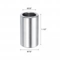 Uxcell 10pcs Stainless Steel Spacer 5 8 Bore X 7 Od 1-1 2 Length Screw Standoff Bushing Plain Finish Round Metal For Screws