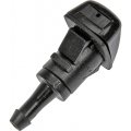 Windshield Washer Nozzle For Dodge Caliber 27 2012 Black Plastic Snap On 0 23 In Hose Port 0 82 Mounting Hole Part 5160308aa 
