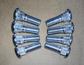 Wheel Hub Brake Drum Studs 8pcs Set 92150-1366 Replacement For Kawasaki Mule 2010 2020 2030 2500 2510 2520 3000 3010 3020 4000
