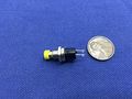 1 Piece Mini Push Button Spst Momentary N O Off-on Switch Yellow 6mm Fl6-022 C1 