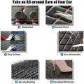 Factory Custom Car Floor Mats Fit 99 Model Luxury Leather Waterproof Anti-skid Full Coverage Liner Front Rear Mat Black Pink