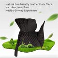 Factory Custom Car Floor Mats Fit 99 Model Luxury Leather Waterproof Anti-skid Full Coverage Liner Front Rear Mat Black Pink