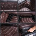 Factory Custom Car Floor Mats Fit 99 Model Luxury Leather Waterproof Anti-skid Full Coverage Liner Front Rear Mat Black Pink