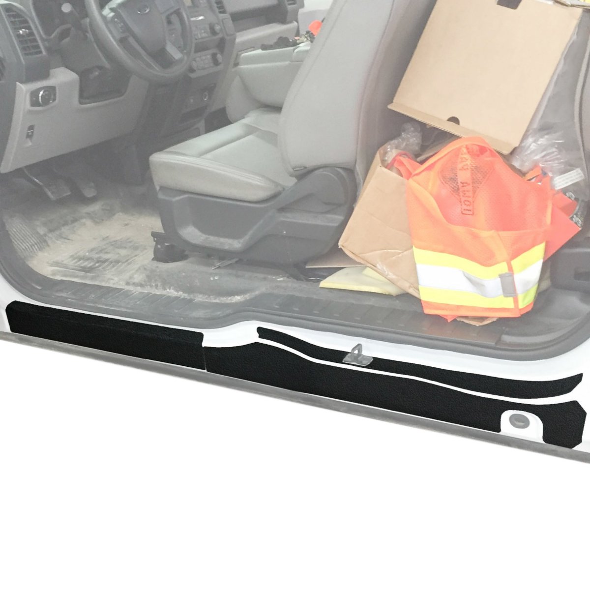 Red Hound Auto Custom Fit 2015-2019 For Ford F150 Super Cab 6pc Kit Door Sill Entry Guards Scratch Shield Protector Paint