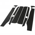 Red Hound Auto Custom Fit 2015-2019 For Ford F150 Super Cab 6pc Kit Door Sill Entry Guards Scratch Shield Protector Paint 