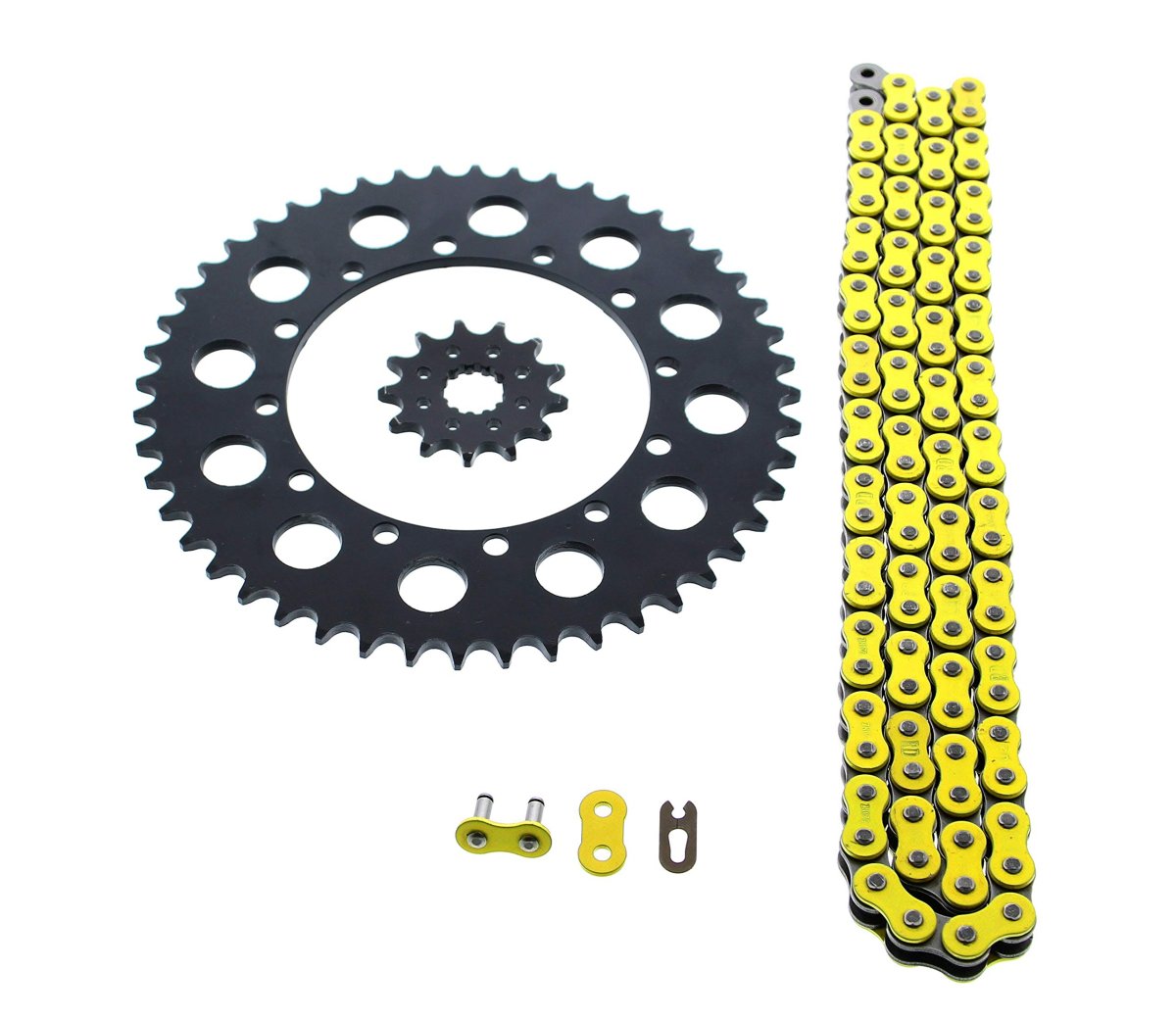 2003-2007 Fits Kawasaki Klx300r Yellow Chain Sprocket Black 13 48 110l