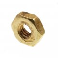 Prime-line Machine Screw Hex Nuts 2-56 Solid Brass 100 Pack 