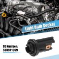 Uxcell 1 Pair Light Bulb Socket Front Lamp Blinker Holder Base No 533941669 For Volkswagen Golf 1977-1989