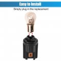 Uxcell 1 Pair Light Bulb Socket Front Lamp Blinker Holder Base No 533941669 For Volkswagen Golf 1977-1989