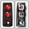 Acanii For 1985-2005 Chevy Astro Van Gmc Safari Black Rear Tail Lights Brake Lamps Driver Passenger Side