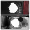 Acanii For 1985-2005 Chevy Astro Van Gmc Safari Black Rear Tail Lights Brake Lamps Driver Passenger Side