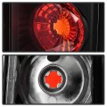Acanii For 1985-2005 Chevy Astro Van Gmc Safari Black Rear Tail Lights Brake Lamps Driver Passenger Side
